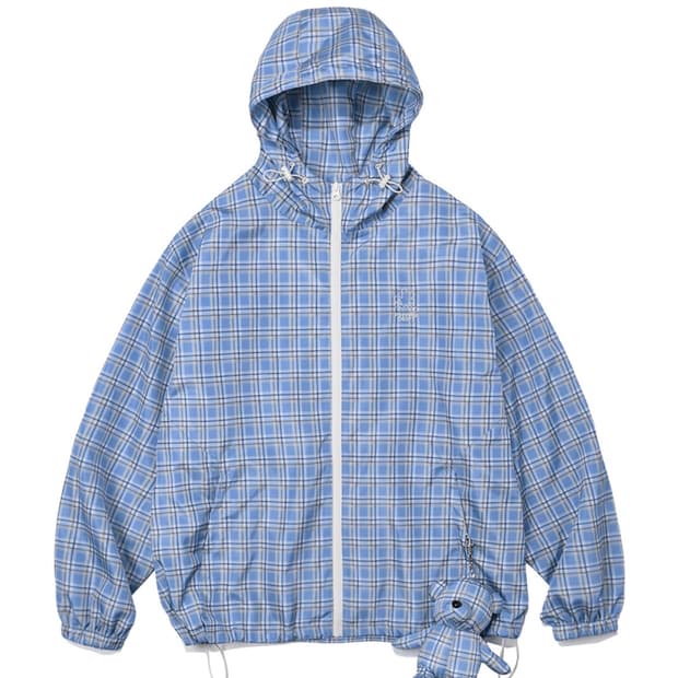베어키링 체크 윈드 브레이커