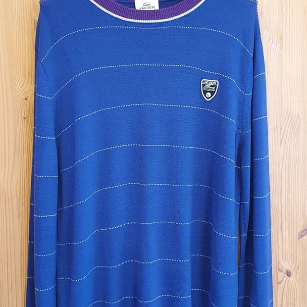 95.라코스테 블루 니트