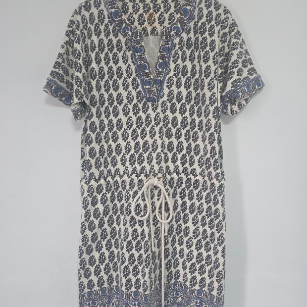 토리버치 Tory Burch 패턴 코튼 원피스 S