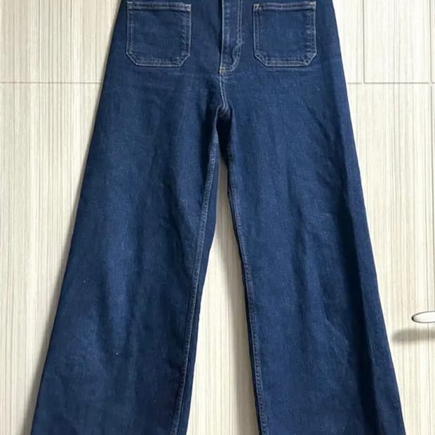 [ZARA] 자라 진청 와이드 팬츠