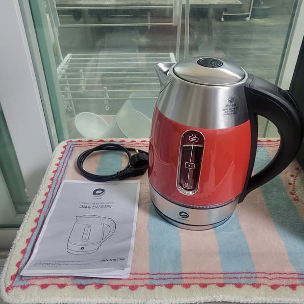 (새제품) 그레뉴 전기 주전자 모델 GRN-K1850M입니다