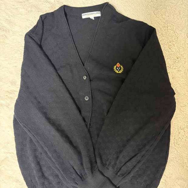 헤리티지플로스 크레스트 가디건