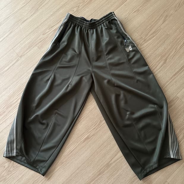 니들스 LHP hd 트랙팬츠 올리브 xs needles lhp olive