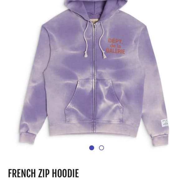 갤러리디파트먼트 프렌치 후드집업 퍼플 XS