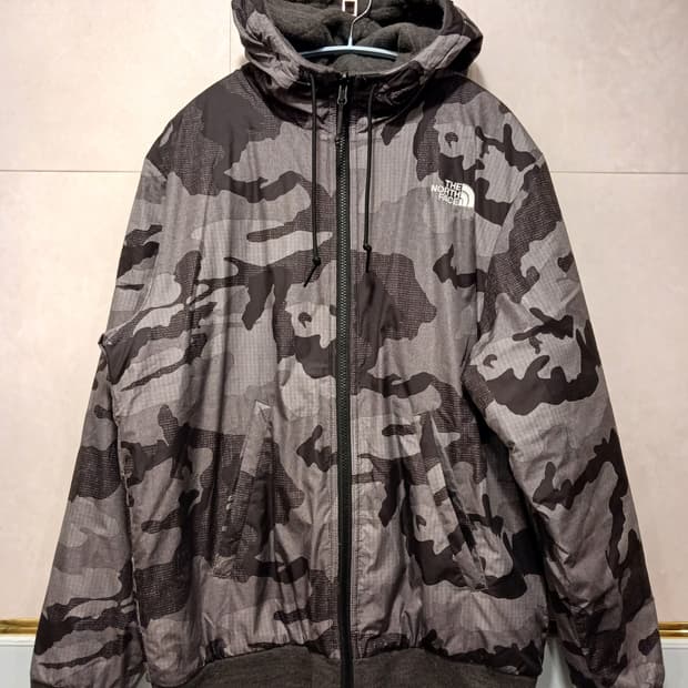 노스페이스 정품 양면 후드 집업 자켓 M 사이즈