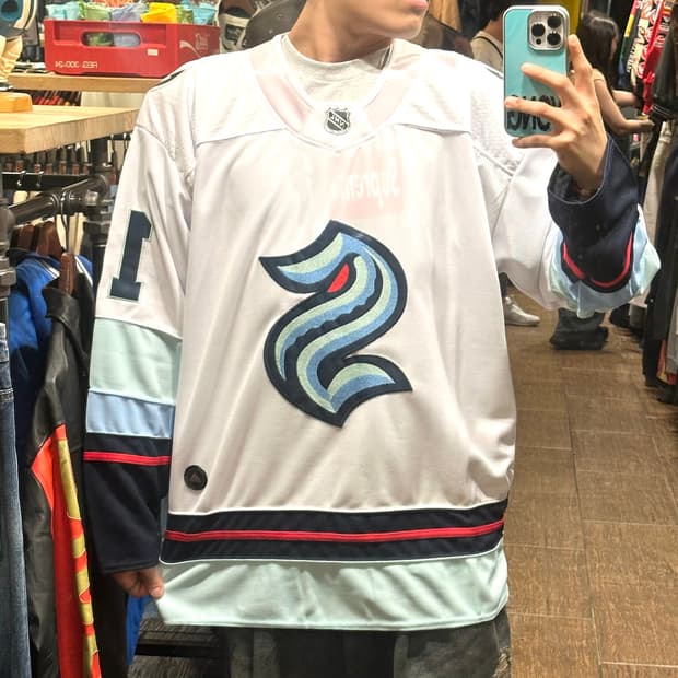 [HI] 아디다스 NHL 긴팔 하키티 화이트