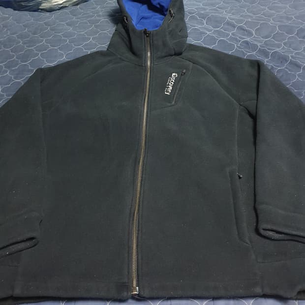 디스커버리 익스페디션 본딩 플리스 후드집업 다크네이비 (110)