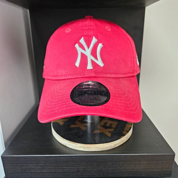 New era 뉴에라 9FORTY 뉴욕 양키즈 레드 자수 볼캡