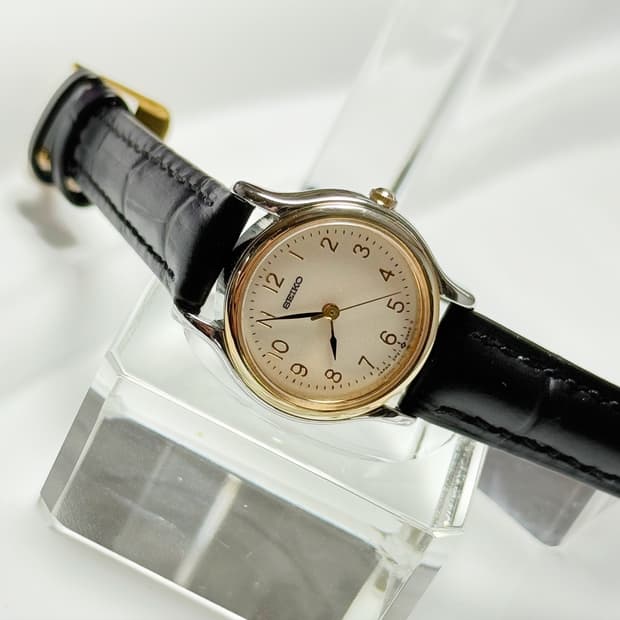 80's90's 빈티지 세이코 아라비안 인덱스 콤비 워치