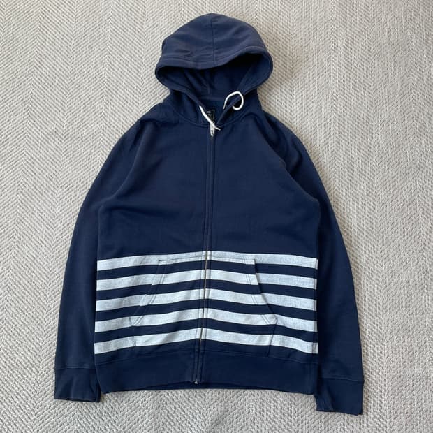 빔즈 하트 스트라이프 집업 후디 J03673