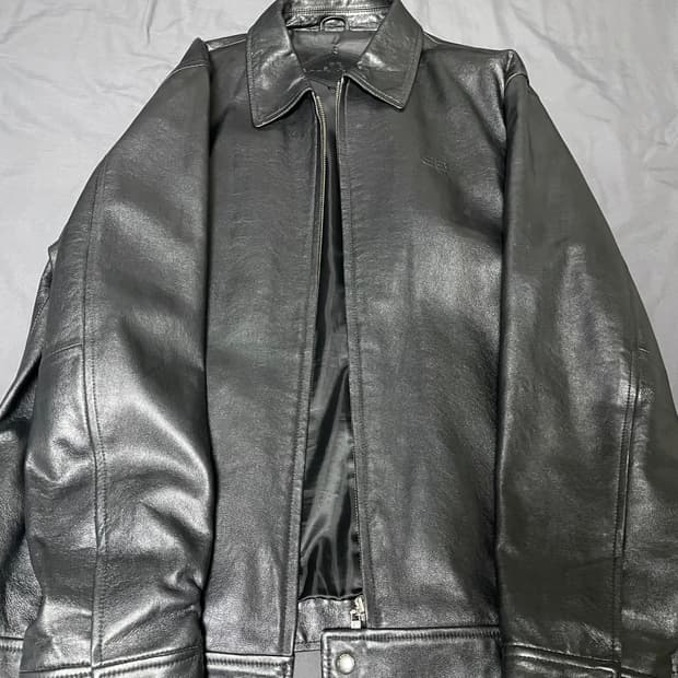 [6] 발렌시아가 90s 레더 자켓