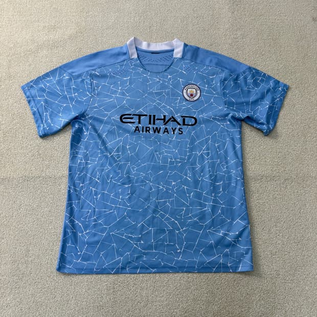 실측확인 맨체스터시티 축구 유니폼 0122T1