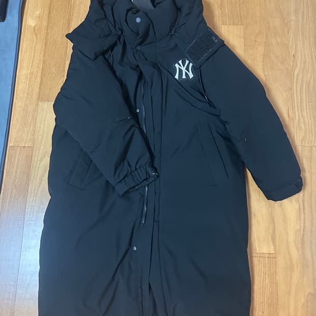 Mlb 메가로고 롱패딩 XS