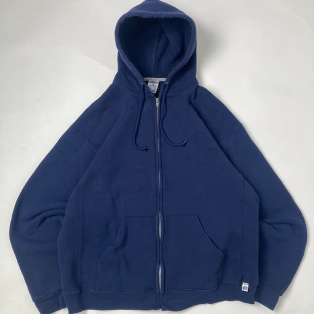 00s Russell Zip Up Hoodie (navy)