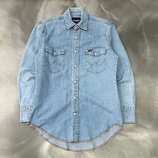  랭글러 웨스턴 데님 셔츠 y14651