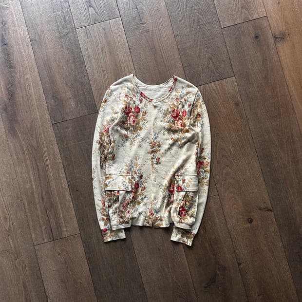Floral Pocket Cardigan