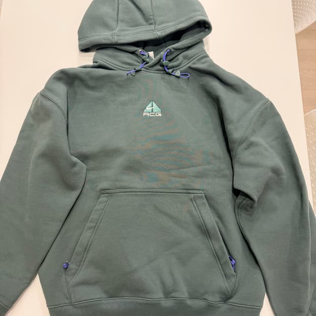 나이키 ACG 써마핏 플리스 풀오버 후드 빈티지 그린 - 아시아