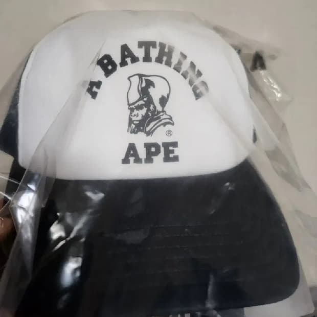 베이프모자 베이프 제네럴 메쉬캡블랙