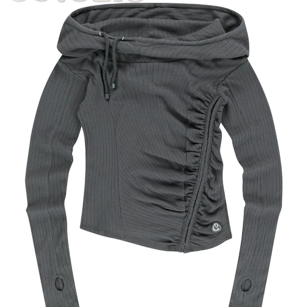 코이세이오 SHIRRING HOOK HOODIE CHARCOAL