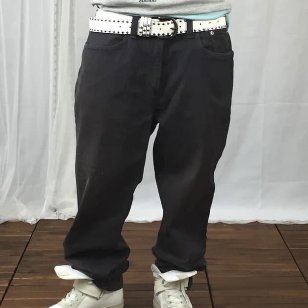 EDWIN EF403 Black Denim Pants