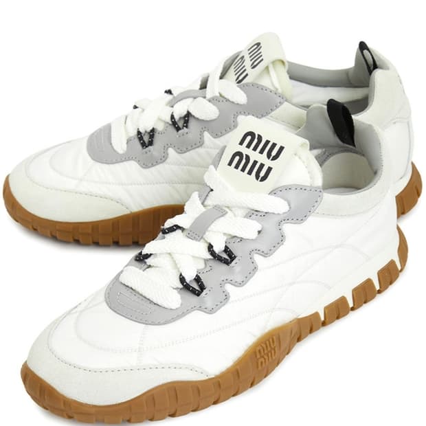 미우미우 타이어 여성 스니커즈