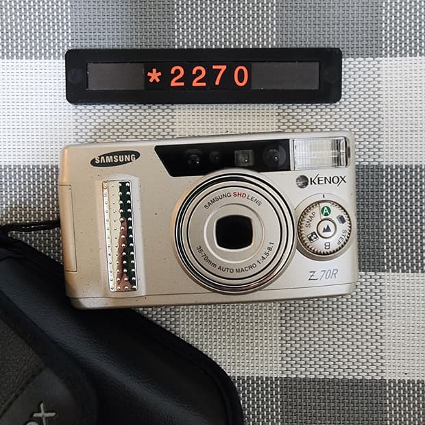 삼성캐녹스 Z 70 R 필름카메라 파우치포함