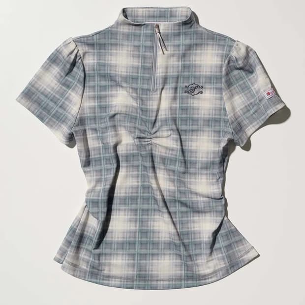 [M] 스컬프터 긱 하프 집업 블루그레이