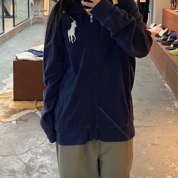 폴로 랄프로렌 빅포니로고 집업 자켓 H502
