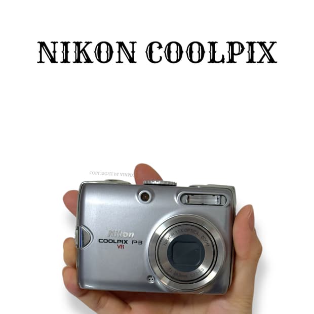 니콘 쿨픽스 P3 (coolpix p3) 빈티지 디지털 카메라 디카