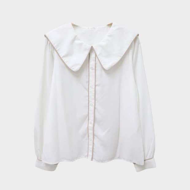 코르자 빅 카라 히메갸루 블라우스 62276