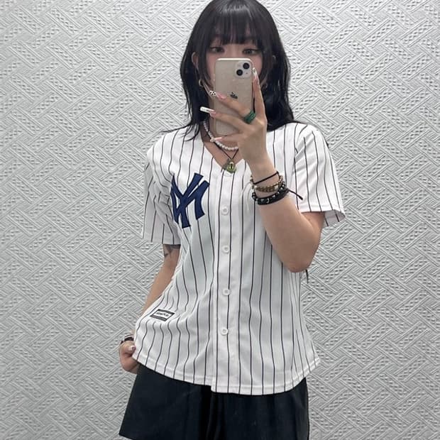 마제스틱 뉴욕양키스 산체스 야구 유니폼 반팔 셔츠 L C11431