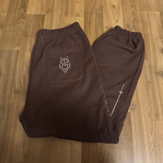 Sundaeschool 선대스쿨 자수 트레이닝복 팬츠 L