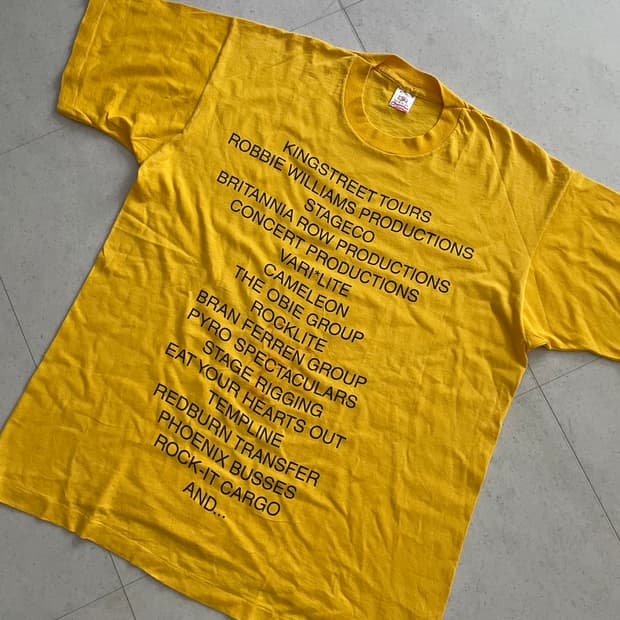 [XL] 90's pink floyd staff 티셔츠