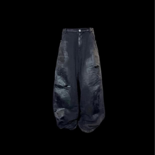 에모스탠스클럽 6pocket wide baggy pants 2사이즈