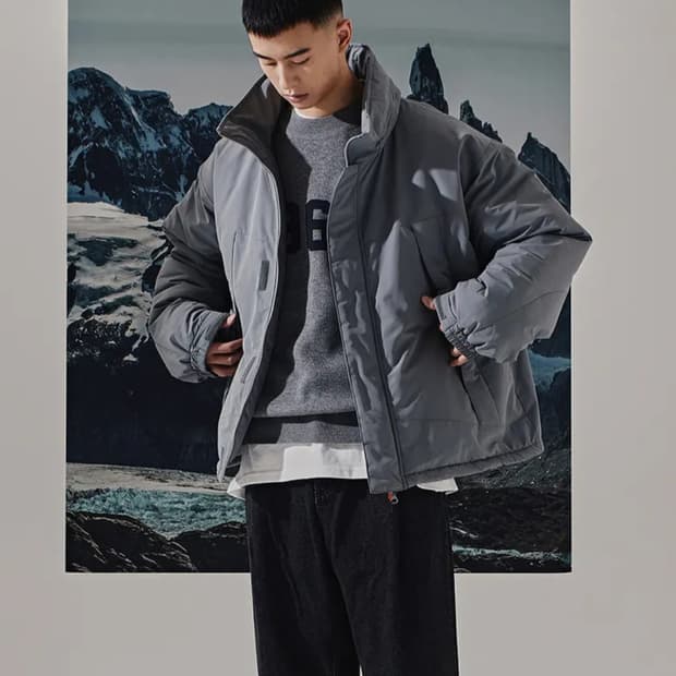 유니폼브릿지 레벨7 프리마로프트 몬스터 숏파카 그레이