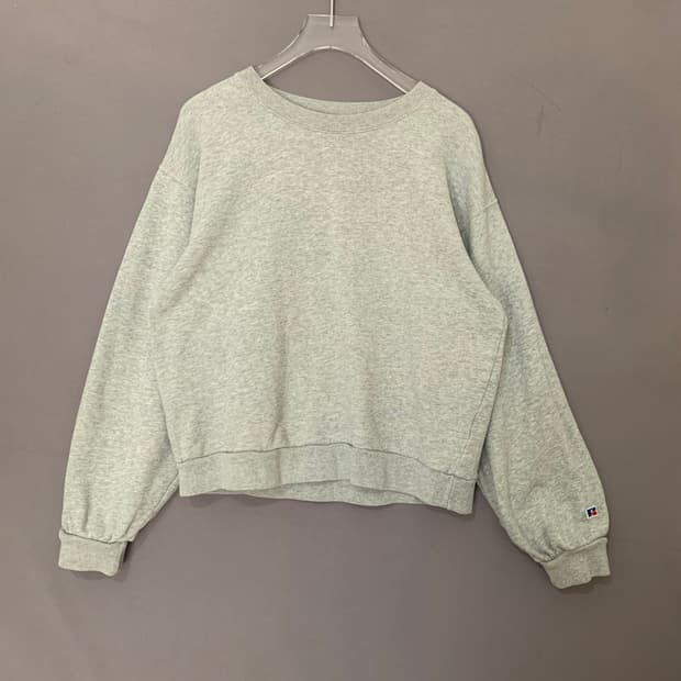 M RUSSELL 러셀 여성 빈티지 멜란지 스웻셔츠 맨투맨