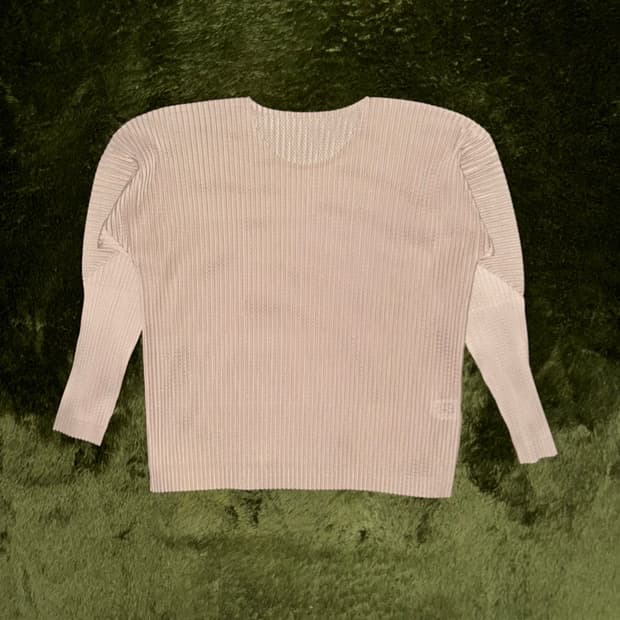 [4] 이세이 미야케 옴므 플리세 25ss 플리츠 롱슬리브 베이지