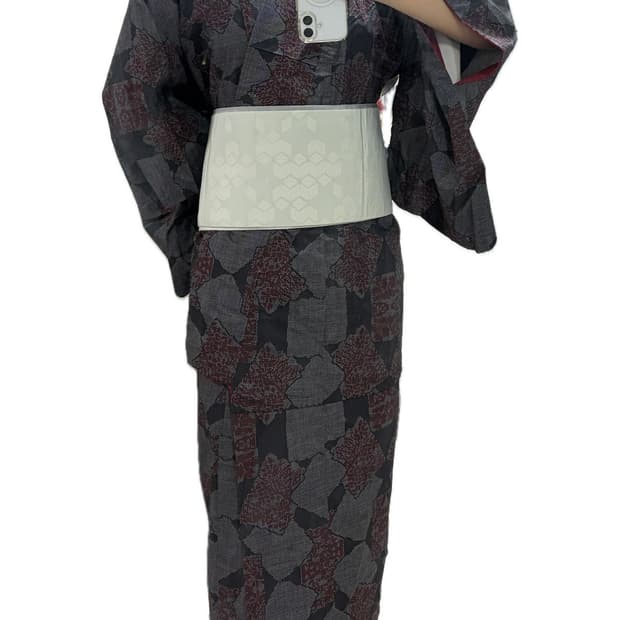 일본 빈티지 기모노 유카타 세트