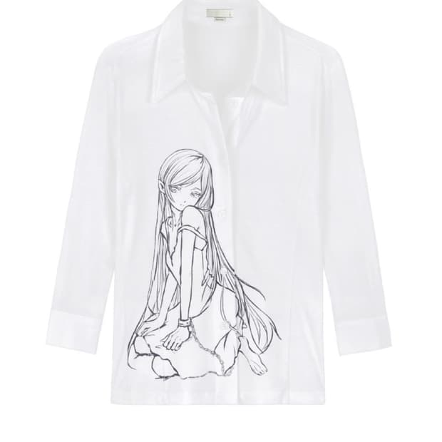 본네 쓰리쿼터 슬리브 셔츠