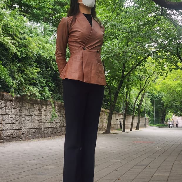 릭오웬스 SS14 VICIOUS 램스킨 레더 자켓 40