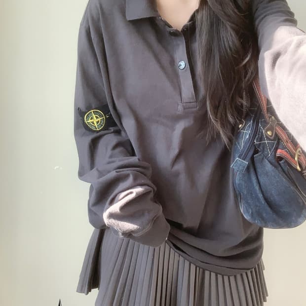 스톤아일랜드 긴팔 카라티 