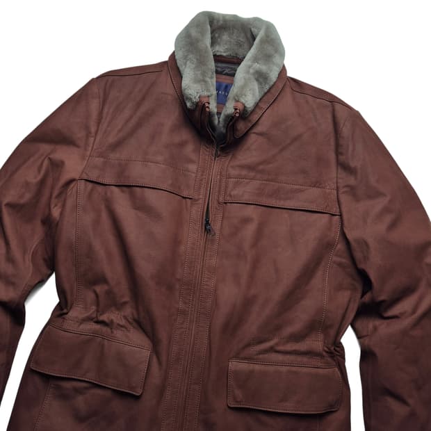 [105] 마에스트로 소가죽 구스다운 패딩자켓