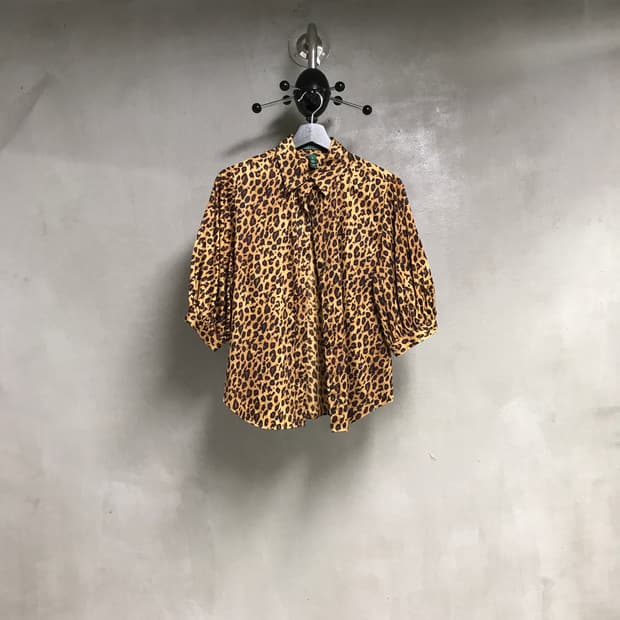 랄프로렌 레오파드 7부 셔츠 S(W)