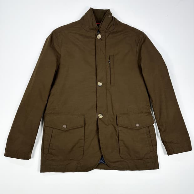 헨리코튼 클래식 왁스자켓 브라운 L