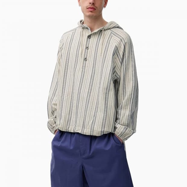 디네댓 Stripe Jacquard Hoodie