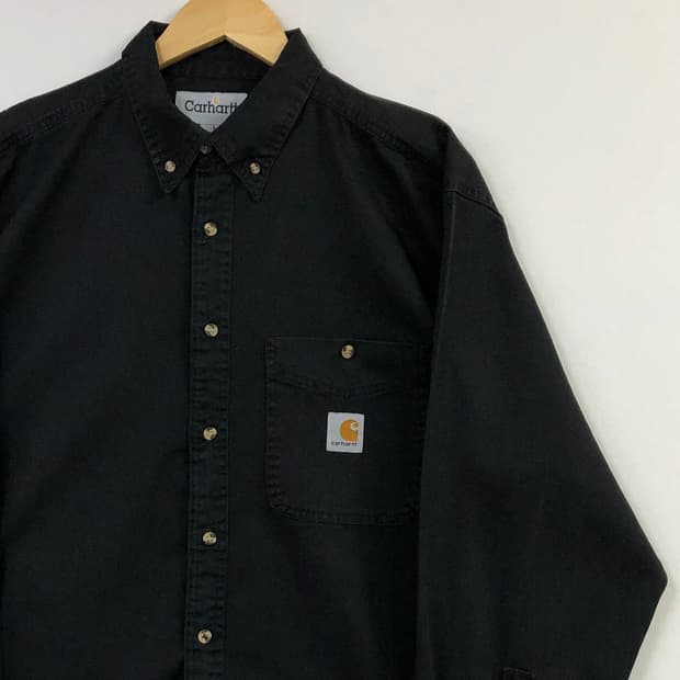 105 칼하트 블랙 워크 셔츠