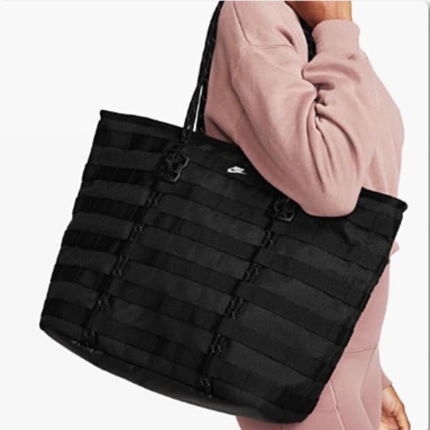 나이키 블랙 토트백