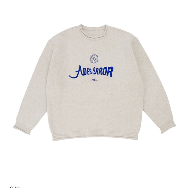 아더에러 베리프 로고 니트 A2