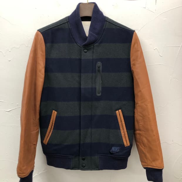 나이키 양가죽 바시티 자켓