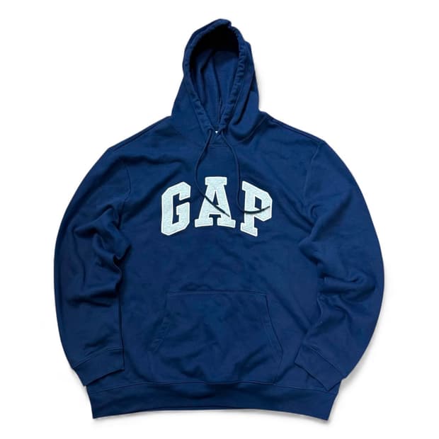 GAP 빅로고 네이비 후드티 